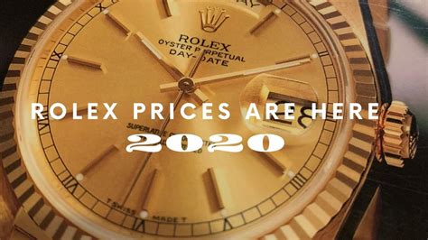 2020 rolex price list|rolex 2020 release date.